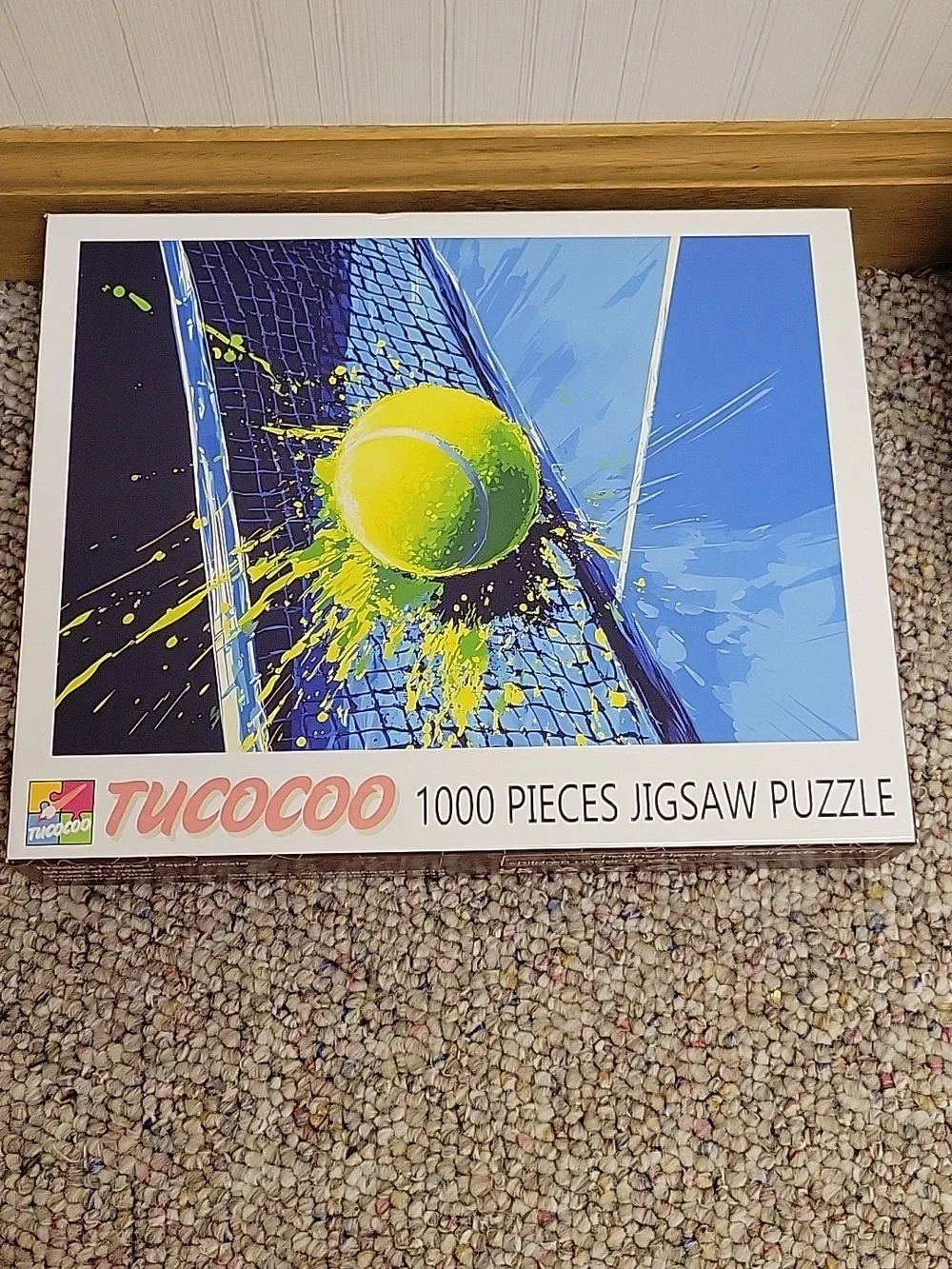 2 Tennis Puzzles, 500 Pc & 1000 Pc Boyh Ard Complete